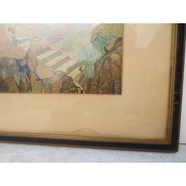 Art Deco Art Deco Art Print by Gaston Pirou For Sale - Image 3 of 10