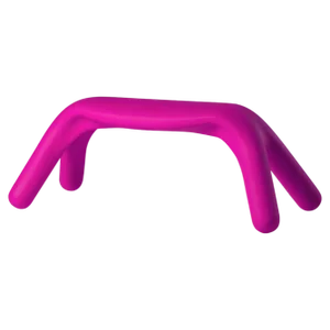 Sweet Fuchsia Atlas Bench by Giorgio Biscaro