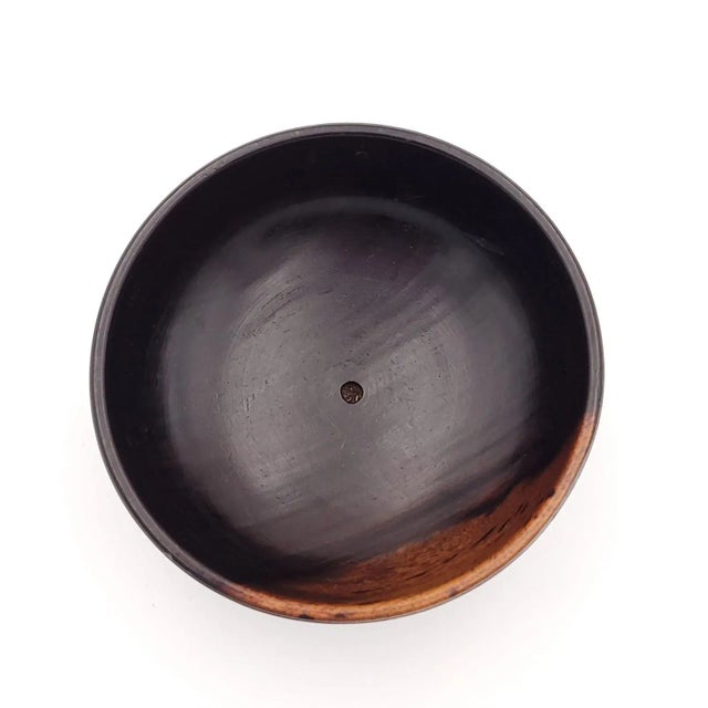Wood Lignum Vitae Bowl, England, 19th Century For Sale - Image 7 of 8