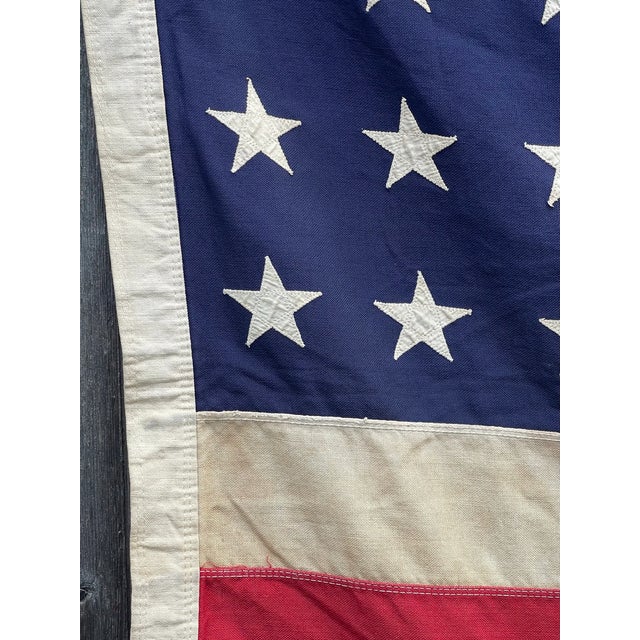 I am often asked if I have any well worn flags. Here’s a good one. Super soft wool Great fade! About 64” x 44” A couple of...