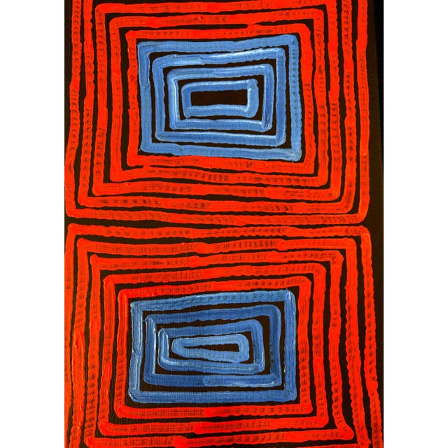 Triptych Australian Aboriginal Paintings Tingari Ronnie Tjampitjinpa For Sale - Image 4 of 18