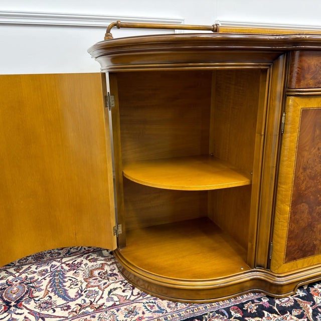 Classic Italian Office Cabinet Sideboard For Sale - Image 9 of 18