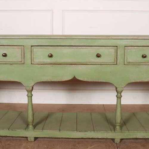 English Painted Potboard Dresser Base For Sale - Image 5 of 12