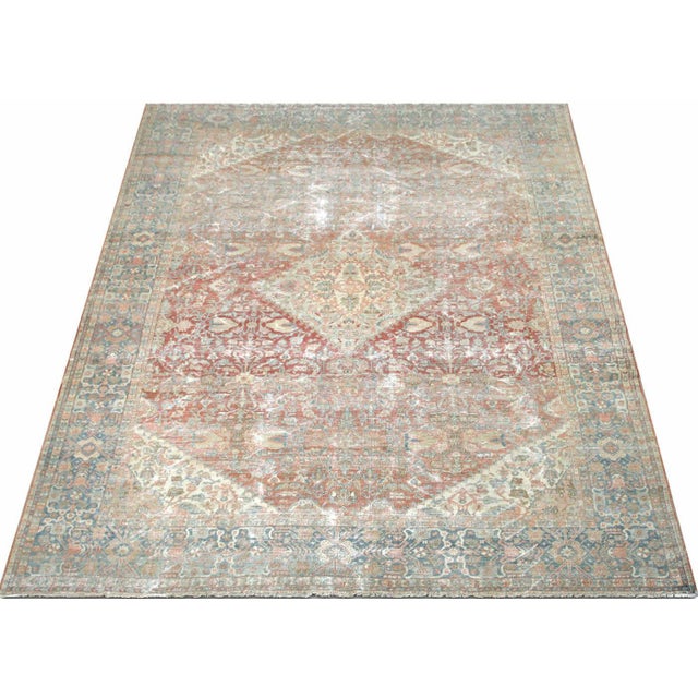 1940s Persian Mahal Rug For Sale In Los Angeles - Image 6 of 6