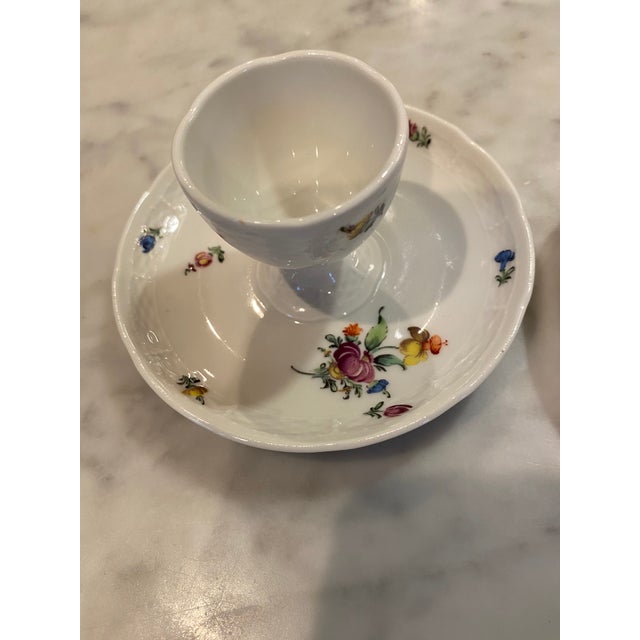 Nymphenburg Porcelain Antique Nymphenburg Porcelain Egg Cups - Set of 6 For Sale - Image 4 of 11