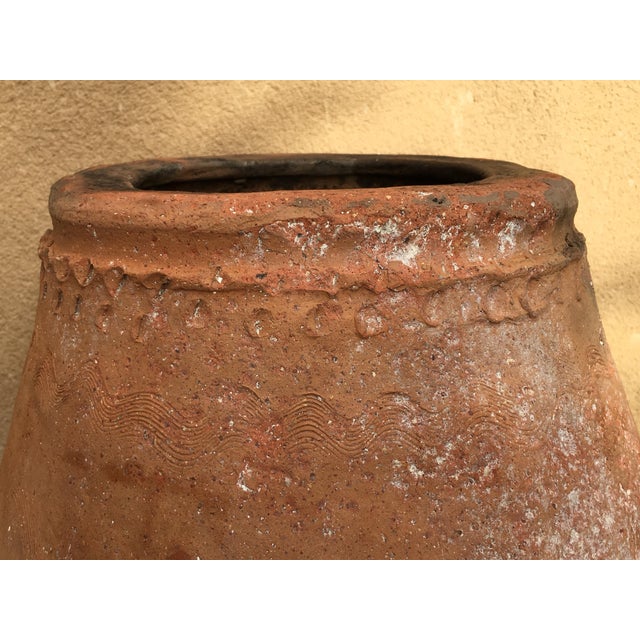 Brown 18th Century Large Terracotta Hand Carved French Biot Pot For Sale - Image 8 of 13