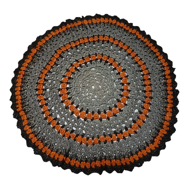 Rag Rug Swedish Mid Century For Sale