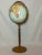 Blue Vintage Replogle Globemaster 12-Inch World Globe With Wooden Floor Stand For Sale - Image 8 of 15