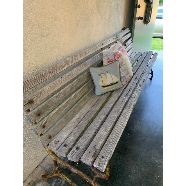 1920s Faux Bois French Garden Bench For Sale In Los Angeles - Image 6 of 6
