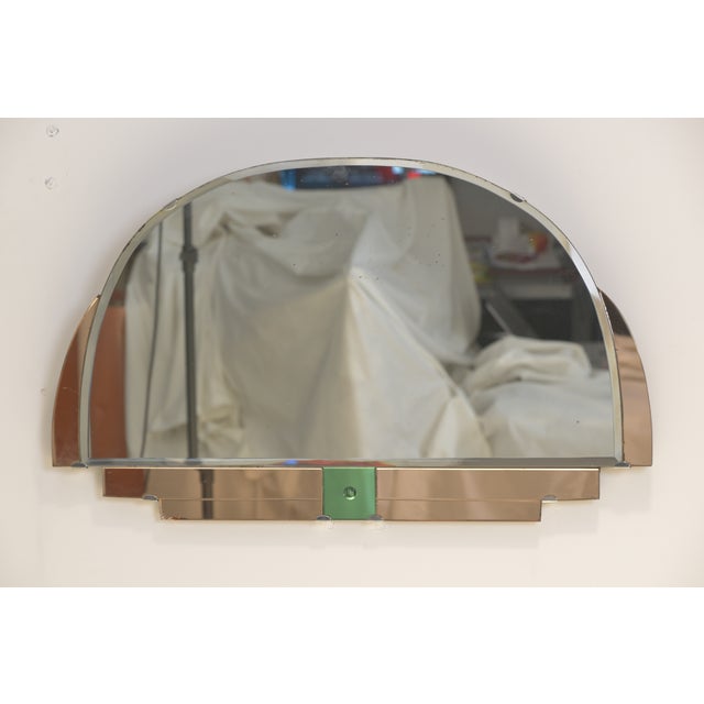 Wood French Art Deco Mirror, 1930s For Sale - Image 7 of 11