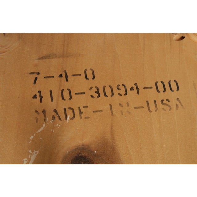 1990s Rustic Pine Round Side Table For Sale - Image 12 of 13