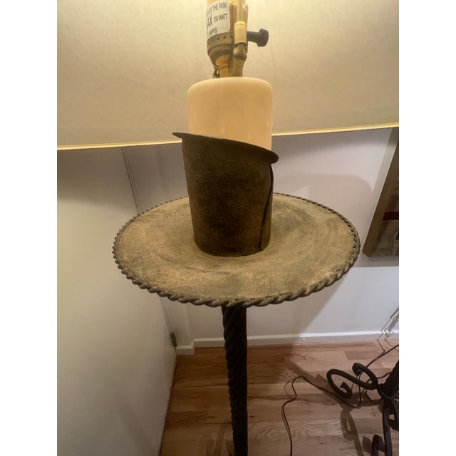 Pair of Formations Usa Heavy Iron Floor Lamps For Sale - Image 12 of 12