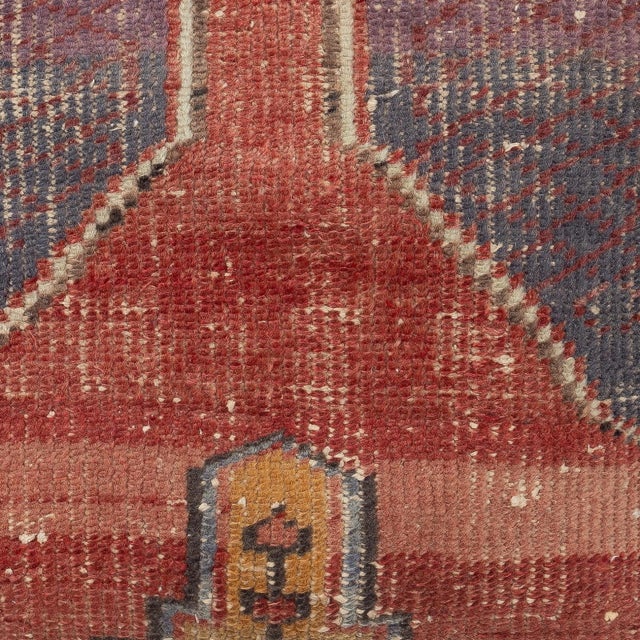 Add a touch of history and warmth to your space with this vintage handmade Turkish wool rug cushion cover. Crafted from...