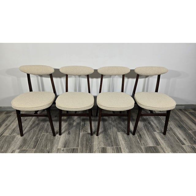 White Chairs by R. Halas, 1960s, Set of 4 For Sale - Image 8 of 10