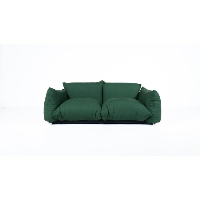 Mid-Century Modern Two Seater Marenco Sofa by Mario Marenco - New Upholstery