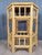 Hollywood Regency Palm Beach Style Hexagon Bamboo, Rattan & Wicker Top Side End Table For Sale - Image 3 of 12