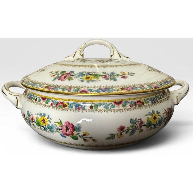 Vintage Coalport Ming Rose Bone China Dinnerware Set - 93 Pieces For Sale - Image 12 of 18