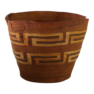 Antique Southwest Native American Pima Hand Woven Basket Unsigned 1900