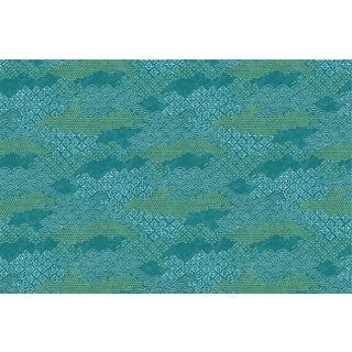 Shoal Bay Jungle Green Fabric by the Yard For Sale