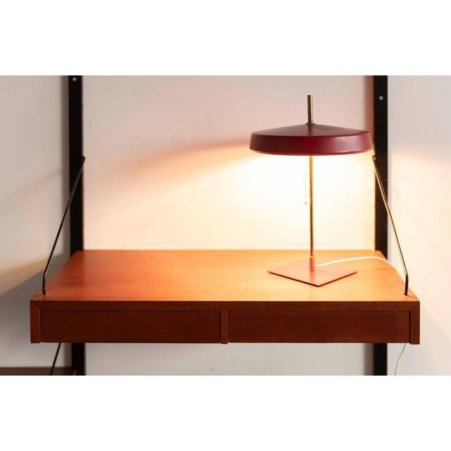 Desk Lamp in the style of Louis Kalff For Sale - Image 4 of 10