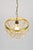 Metal Chandelier with Crystals, 1970s For Sale - Image 7 of 10