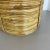 Metal Mid-Century French Bauhaus Paper Bin in Rattan and Brass, 1960s For Sale - Image 7 of 18