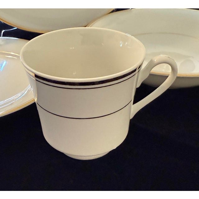 Noritake Noritake China Goldart Dishes - 22pcs For Sale - Image 4 of 12
