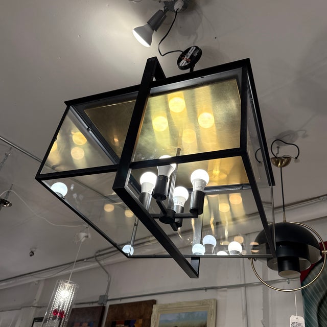 Ian K. Fowler for Visual Comfort & Co. Halle Wide Hanging Lantern For Sale - Image 12 of 12