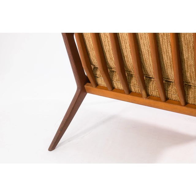 Pair of Vintage 1960s Poul Jensen for Selig Z Danish Teak Wood Accent Armchairs For Sale - Image 10 of 12