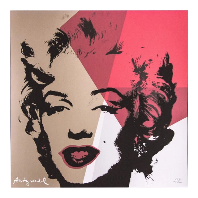 1986 Carnegie Museum of Art After Andy Warhol "Marilyn Monroe" Lithograph For Sale