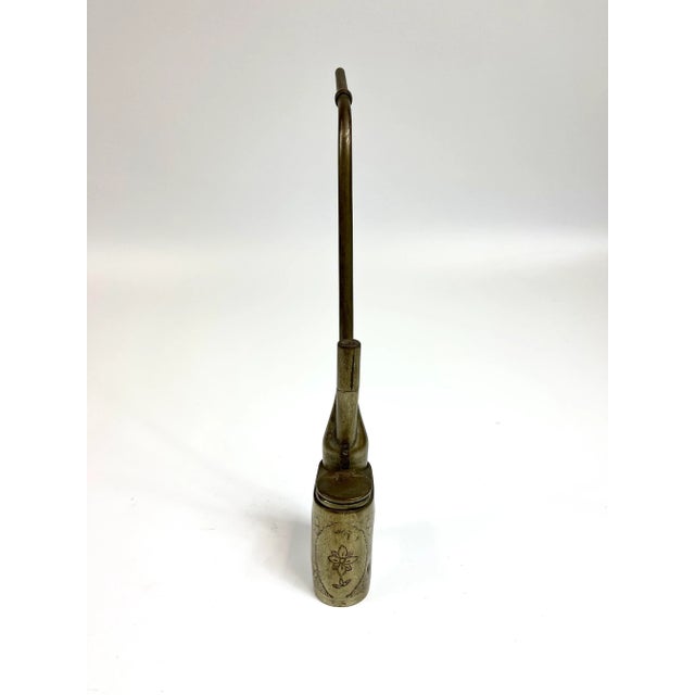 Early 19th Century Early 19th Century Chinese Nickel Water Pipe for Smoking For Sale - Image 5 of 10
