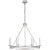 Chapman & Myers for Visual Comfort Signature Launceton Ring Chandelier in Polished Nickel For Sale