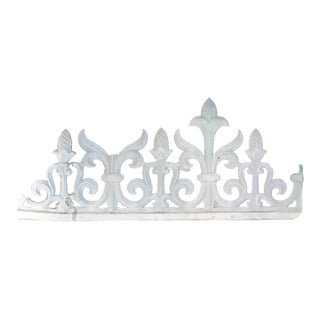 18th C. French Sculptural Zinc Element For Sale