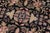 Art Nouveau 1990's Pak-Persian Black/Black Wool Rug - 9'1'' X 12'2'' For Sale - Image 4 of 9
