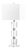 28-Inch H Palace Crystal Cube Table Lamp - Clear For Sale