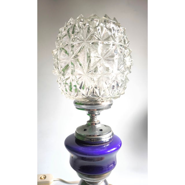 Mid-Century Modern 1950s Mid-Century Lamp Made of Glass, Onyx, and Marble For Sale - Image 3 of 15