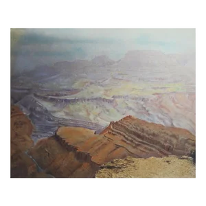 Handcolored Photograph of the Grand Canyon