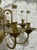 Mid 20th Century Vintage Traditional Dutch Colonial Style Solid Brass 8 Arm Chandelier For Sale - Image 5 of 6