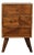 Rustic Mixed Chestnut 4-Drawer Bedside Chest For Sale
