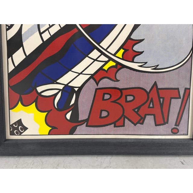 1966 As I Opened Fire Roy Lichtenstein Signed Litho Triptych Stedelijk Museum For Sale - Image 14 of 18