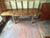Vintage Solid Oak Wood Dining Table With Leaves For Sale - Image 11 of 13