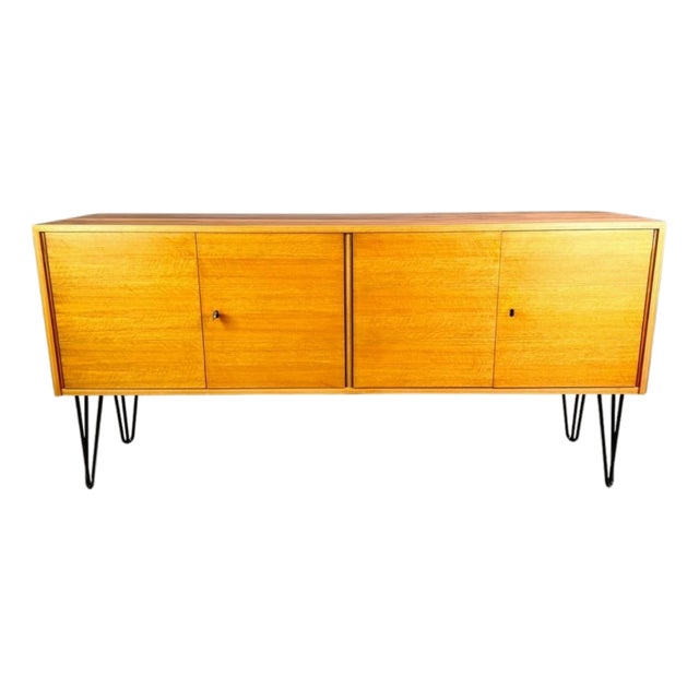 Mid-Century Modern Walnut Sideboard, 1960s For Sale