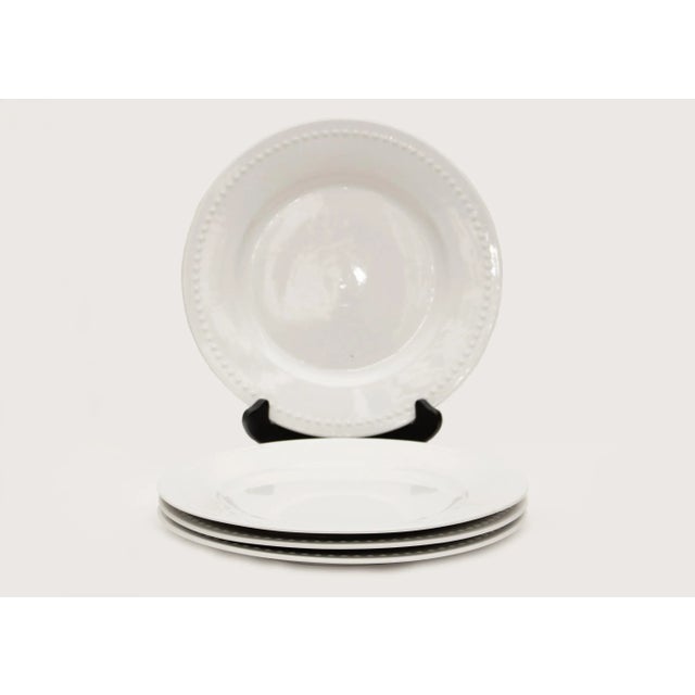 Contemporary Chinese Porcelain Dinner Plates- Set of 4 For Sale In Dallas - Image 6 of 7