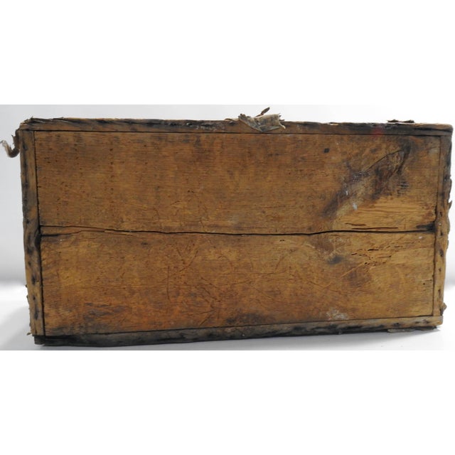 19th Century Spanish Colonial Trunk Covered in Hide For Sale - Image 10 of 11