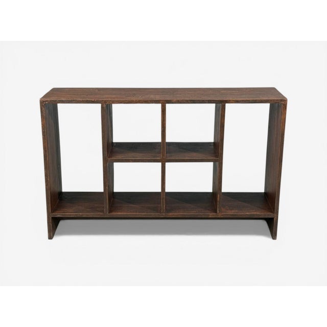 Pierre Jeanneret, 6-Hole File Rack or Bookcase, Teak, Chandigarh, 1960s For Sale - Image 4 of 8