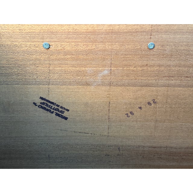 Mid 20th Century Danish Modern Three Drawer Teak Filing Cabinet by BRDR Furbo For Sale - Image 11 of 15