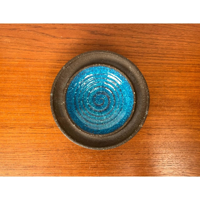 Mid-Century Modern Danish Studio Pottery Bowl Ulrik Lundbergh Ebeltoft, Denmark, 1960s For Sale - Image 4 of 13