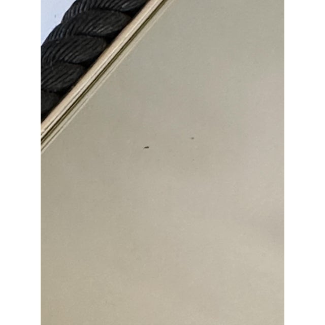 Black Rope Mirror, 1960s For Sale - Image 13 of 16