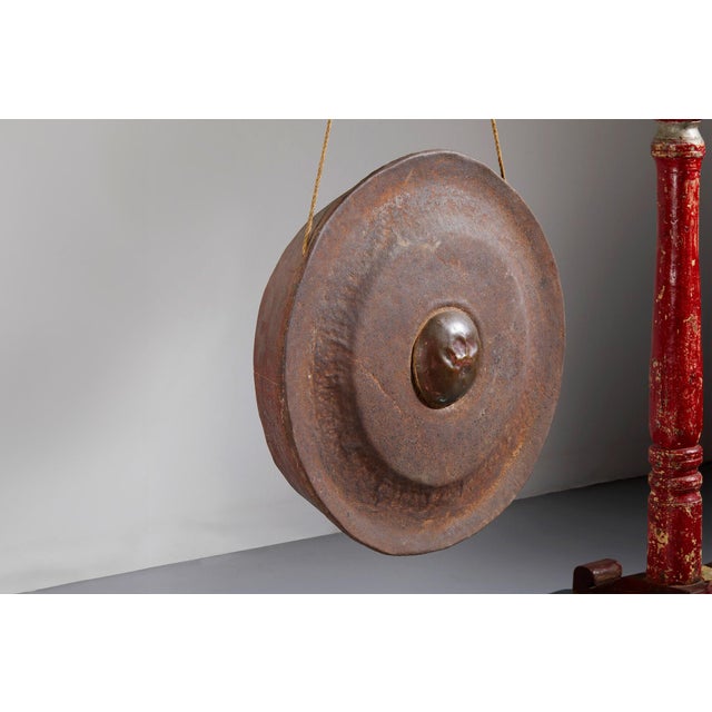 Indonesian Traditional Gong and Bonang, 1800s, Set of 2 For Sale - Image 6 of 18