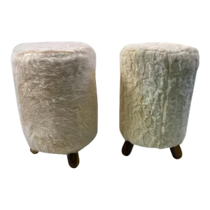 Early 21st Century Modernist Stools - A Pair